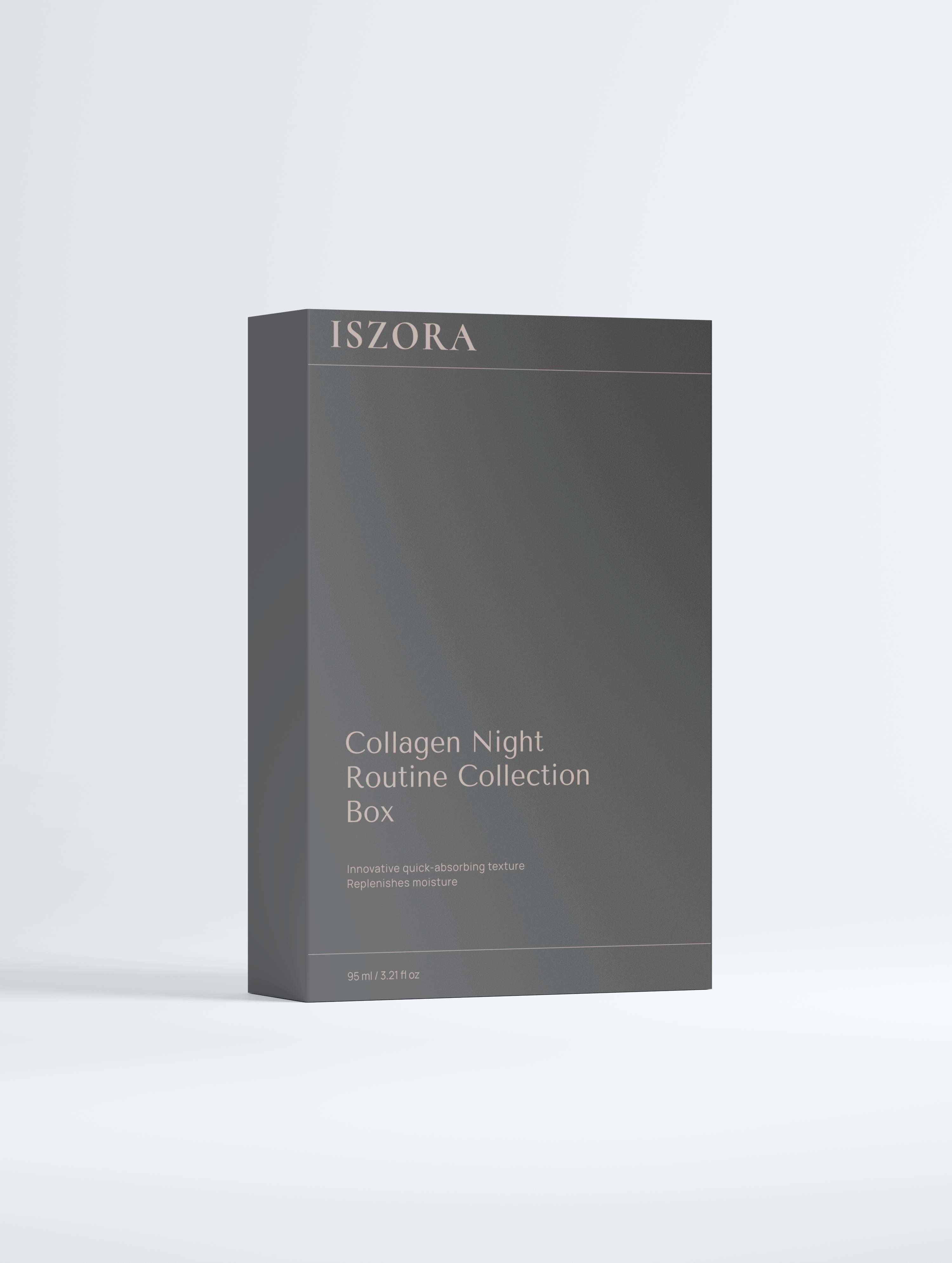 Coffret routine de nuit au collagène - 3 produits travel size