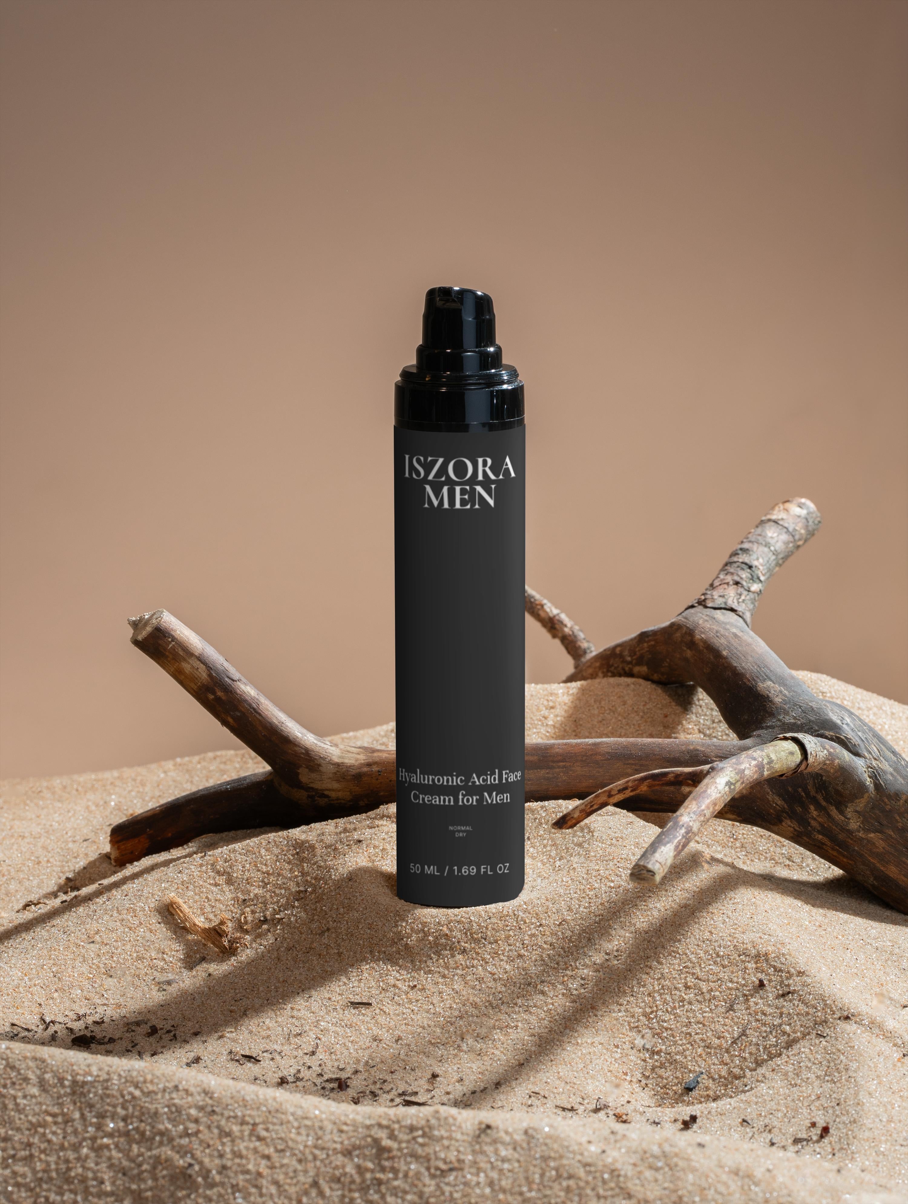 Crème visage à l’acide hyaluronique pour hommes -  50 ml - Travel size